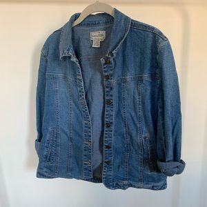 Live A Little Denim Jacket (Light-Medium Wash)